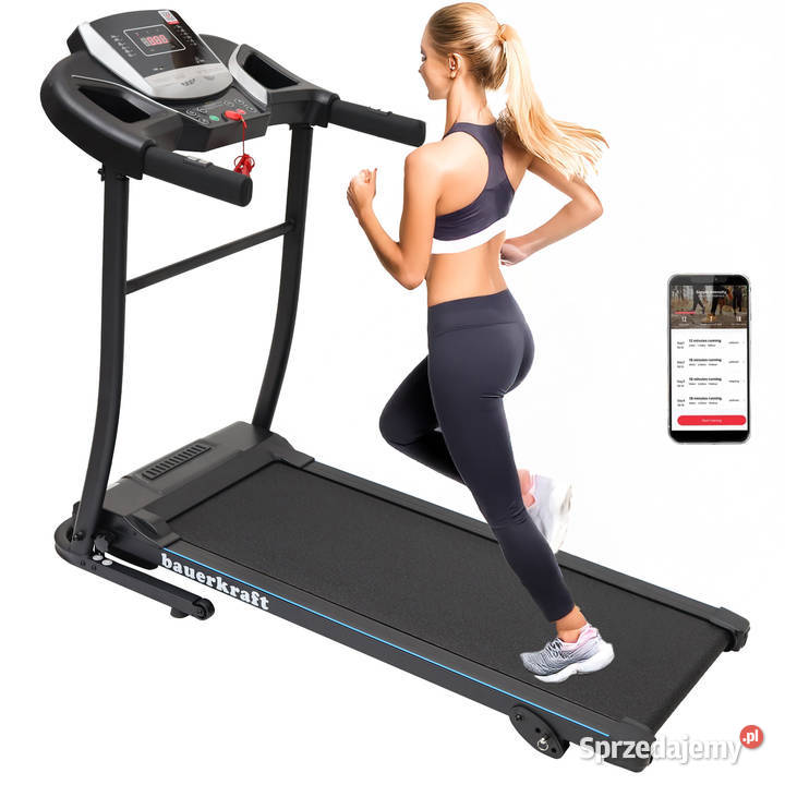 Bieżnia elektryczna domowa z uchwytami składana Poznań