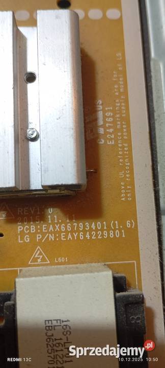 LG zasilacz TV EAX66793401 mazowieckie Warszawa