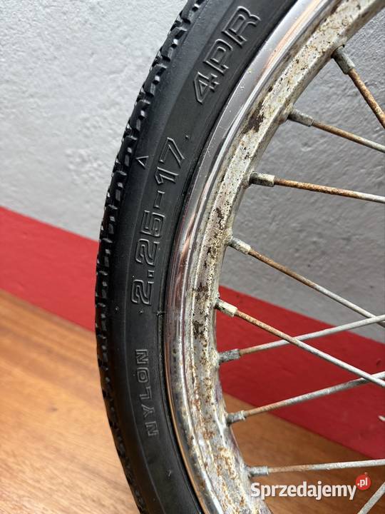 Koło przód ślimak bęben opona felga Romet Ogar Pozostałe Gidle