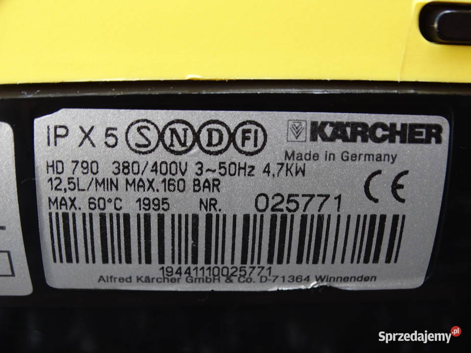 Myjka Ciśnieniowa Karcher HD 790 47 kW Radom