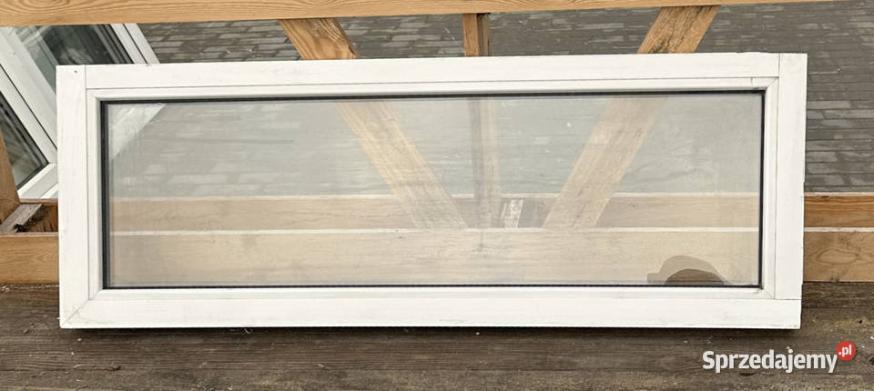 OKNA KacprzaK Witryna 123X47 FIX Używany PCV