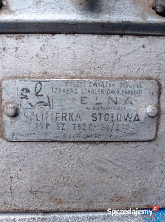 Szlifierka stołowa polska Bełżec