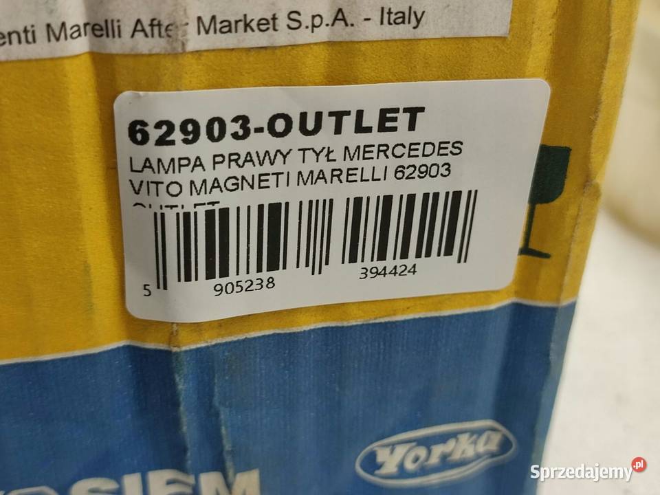LAMPA PRAWY TYŁ MERCEDES VITO 112 CDI 9703