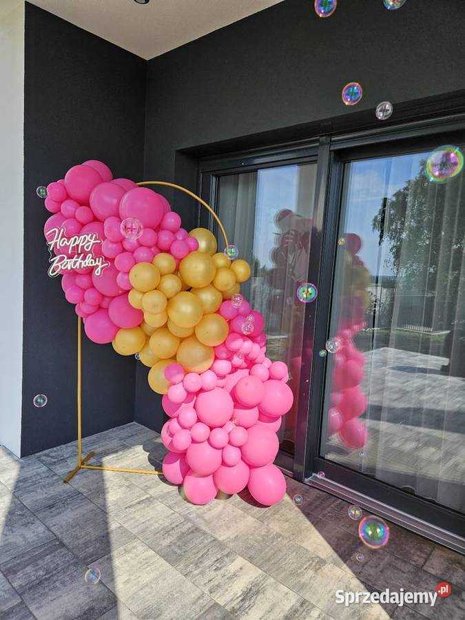 Ścianki balonowe dekoracja imprez urodziny wielkopolskie
