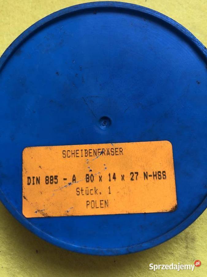 Frez tarczowy DIN 885 A 80x14x27 N HSS