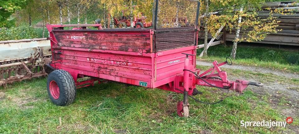 Mały rozrzutnik górski pottinger pionowe walce Limanowa