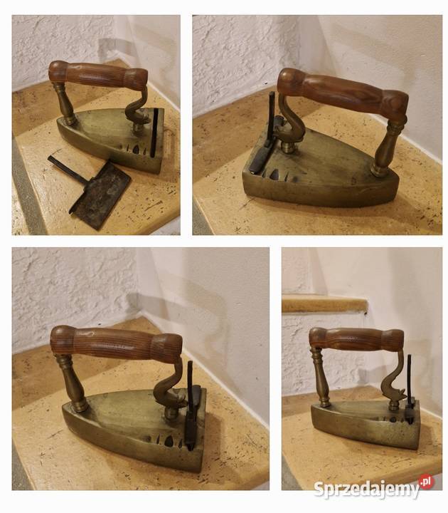 Stare kolekcjonerskie ŻELAZKA zestaw 8 antyczne Lublin