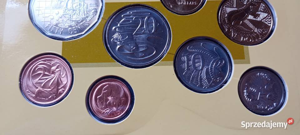 Stare monety 1988 set Australia stan menniczy Lesko