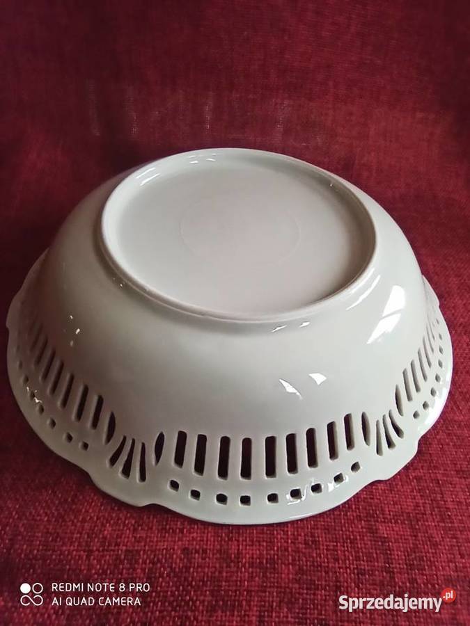 Patera z makami i chabrami misa z ażurem Gdańsk