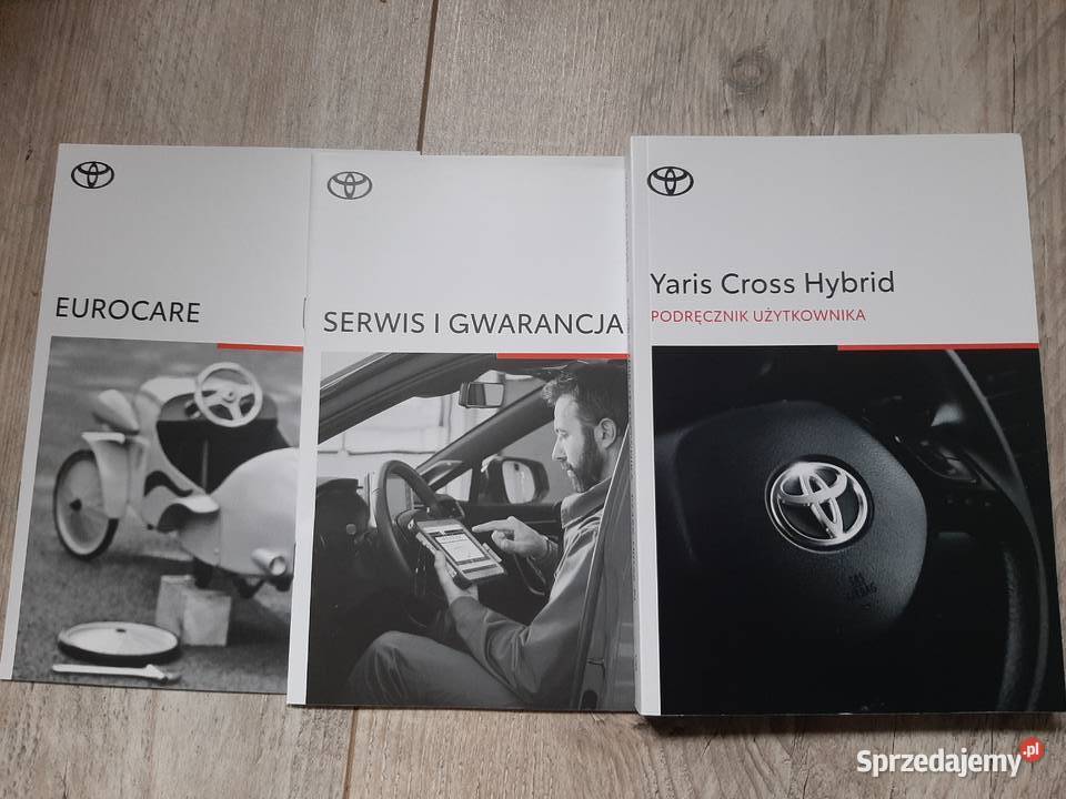 Yaris Cross Hybrid książka serwisowa nowa Łódź sprzedam