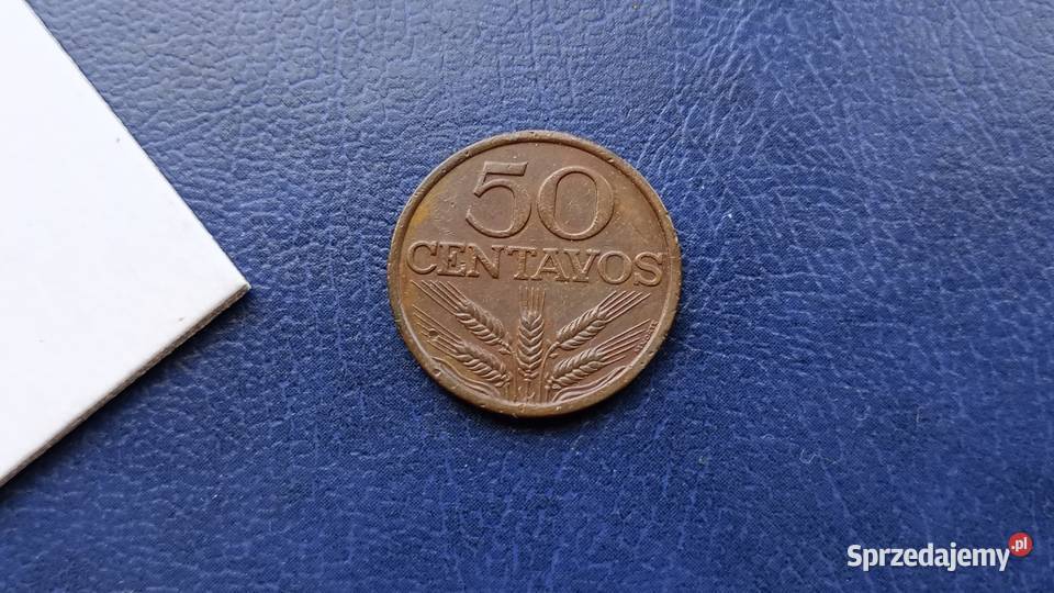 Stare monety 50 centavos 1974 Portugalia Lesko
