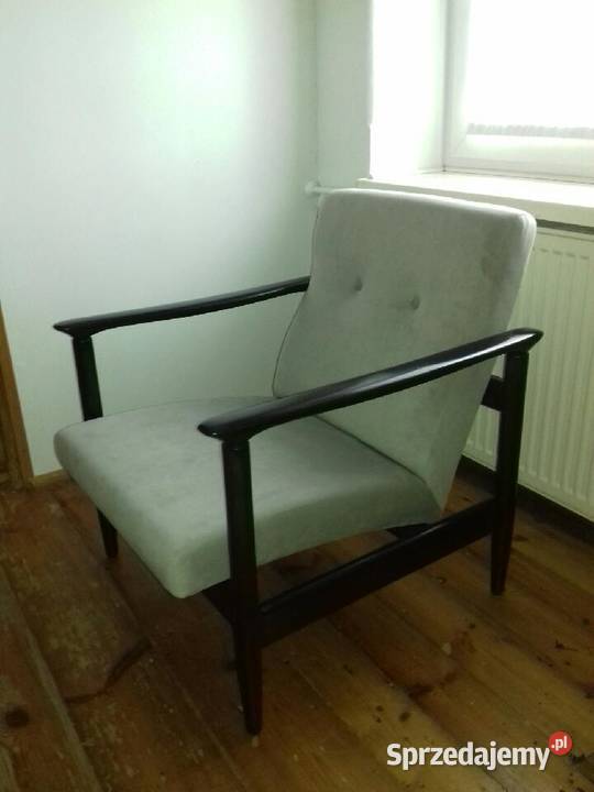 Fotel GFM142 proj EHOMA 1969 r klasyka polskiego 67cm dolnośląskie Wrocław