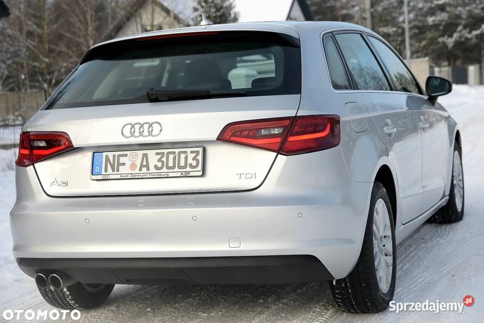 AUDI A3 20 TDI 150 Niemcy FULL PANORAMA XENON czujnik parkowania Kielce