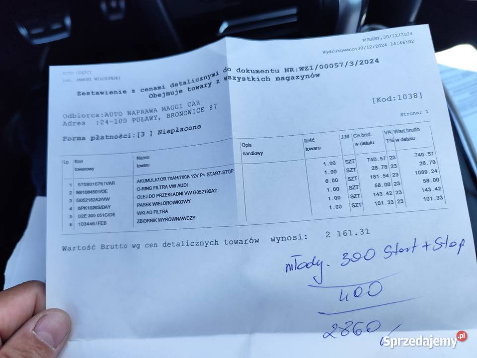 Volkswagen Passat B8 automat Polski salon 1995cm3 Puławy