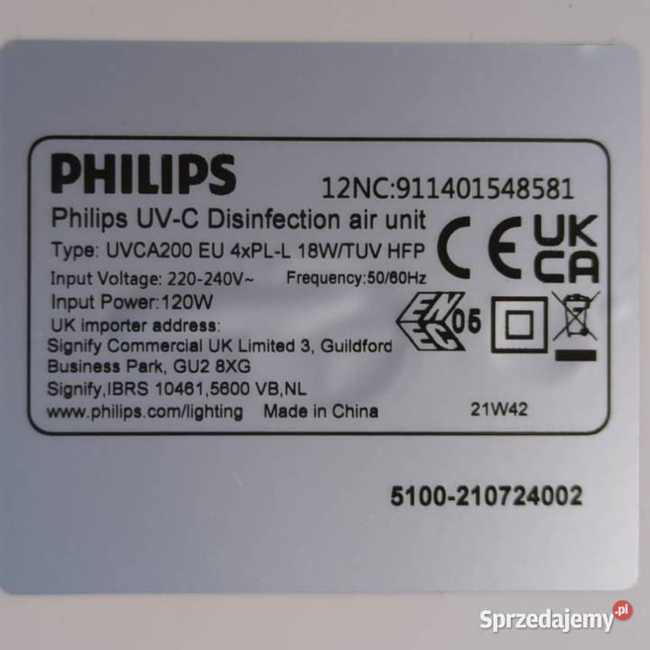 Urządzenia do dezynfekcji powietrza Philips Stąporków