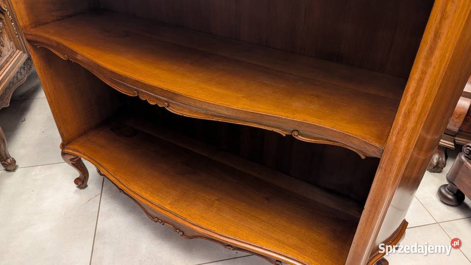 Włoska szafkaregałwitryna orzechsklep Dąbrowa śląskie Dąbrowa Górnicza