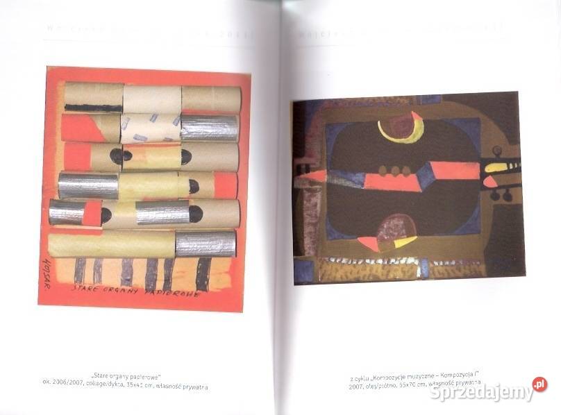 Abstrakcja Collage Wojciech Sarnecki Łódź