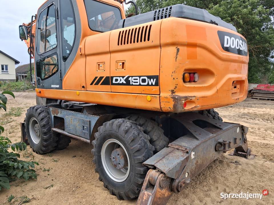 Doosan Dx190 w koparka kolowa sprzedam nie Wasilków