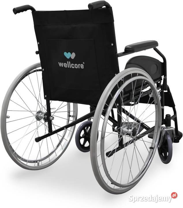 Składany wózek inwalidzki ze stali Wellcore podkarpackie sprzedam