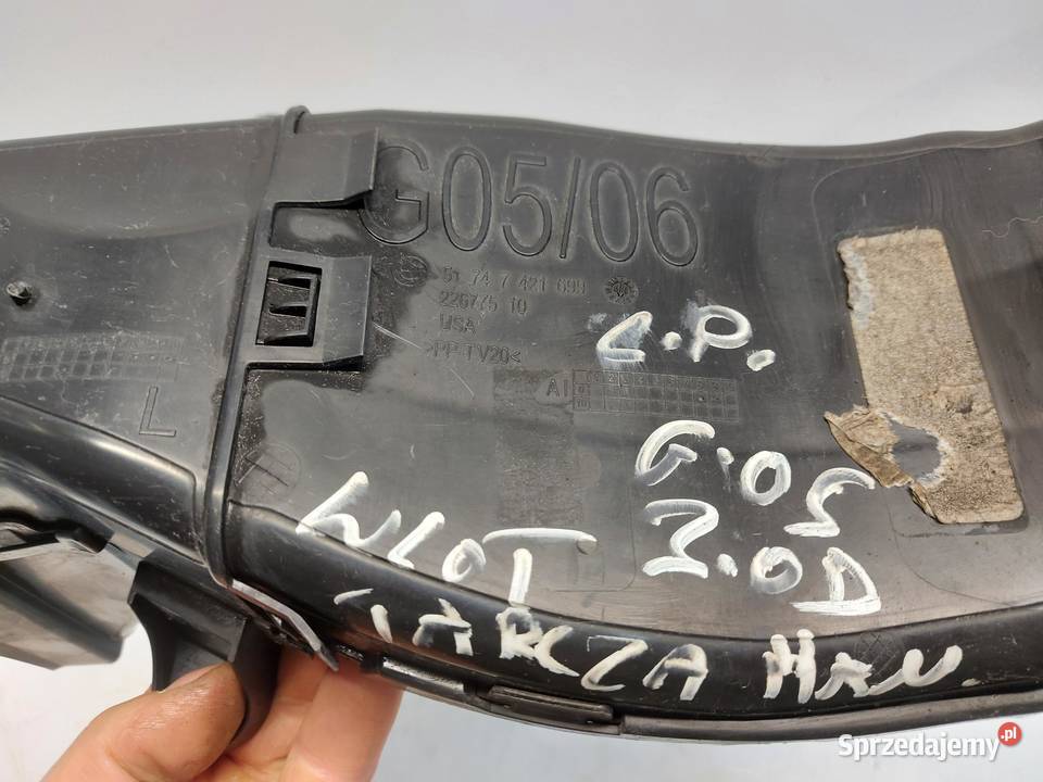 BMW G05 X5 30d 2019r WLOT KANAŁ POWIETRZA LEWY Przewody powietrza sprzedam
