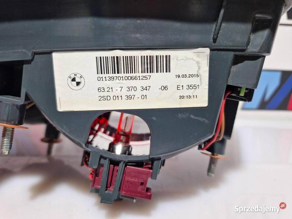 BMW 5 F11 LAMPY TYŁ KOMPLET LEWA PRAWA ORYGINAŁ