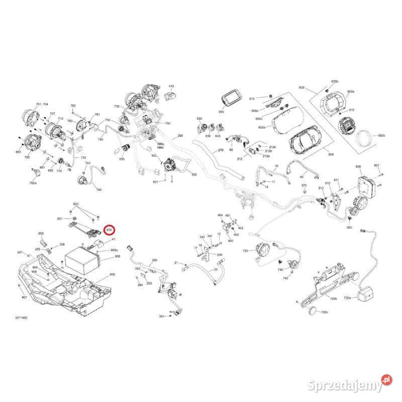 Mocowanie akumulatora CanAm BRP 710002404 Nowy Sącz