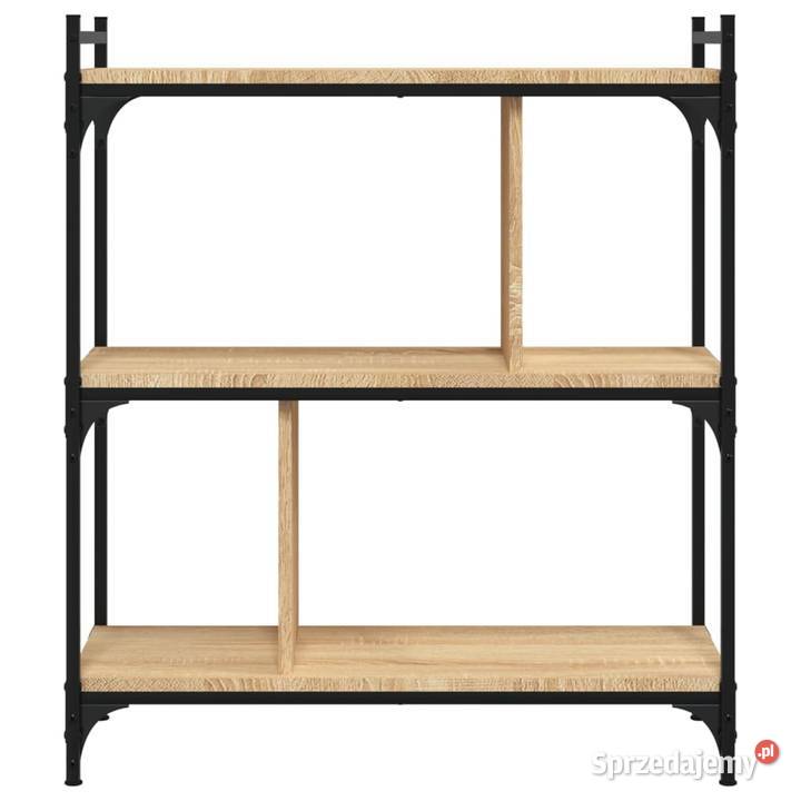 vidaXL 3poziomowy regał na książki dąb sonoma mazowieckie Warszawa