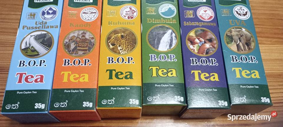 Herbata różne smaki Sasinowo