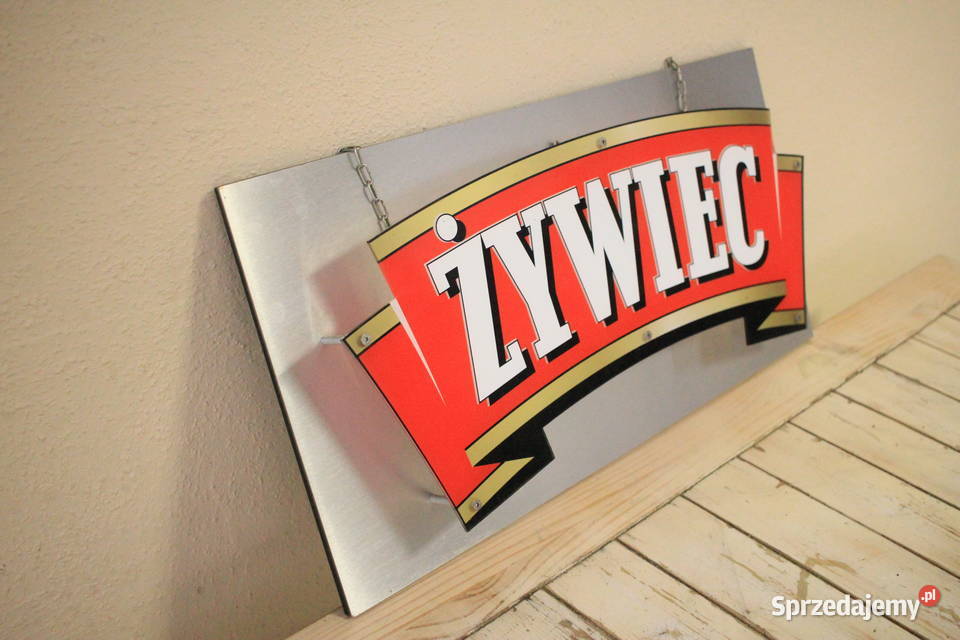 Podświetalny napis ŻYWIEC bar pub resturacja Pszczyna