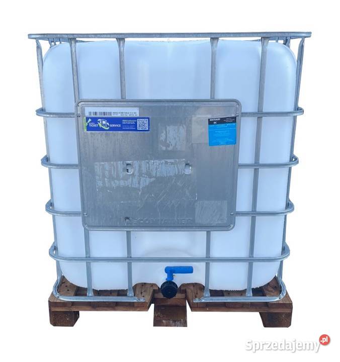 Zbiornik IBC 1000l RECO MAUZER ATEST SPOŻYWCZY Walichnowy