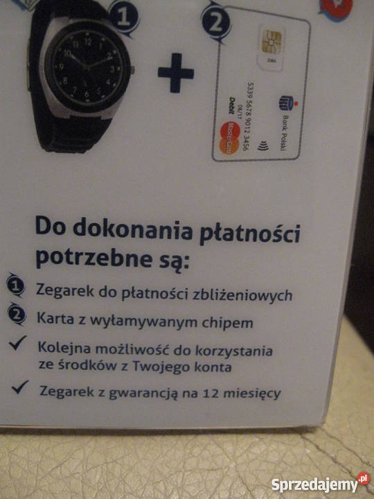 Zegarek WATCH2PAY z funkcją płatności Swarzędz