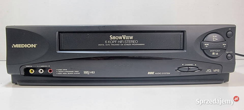 Medion Video 6 głowic MD 9023 MD9023 VHS Międzychód