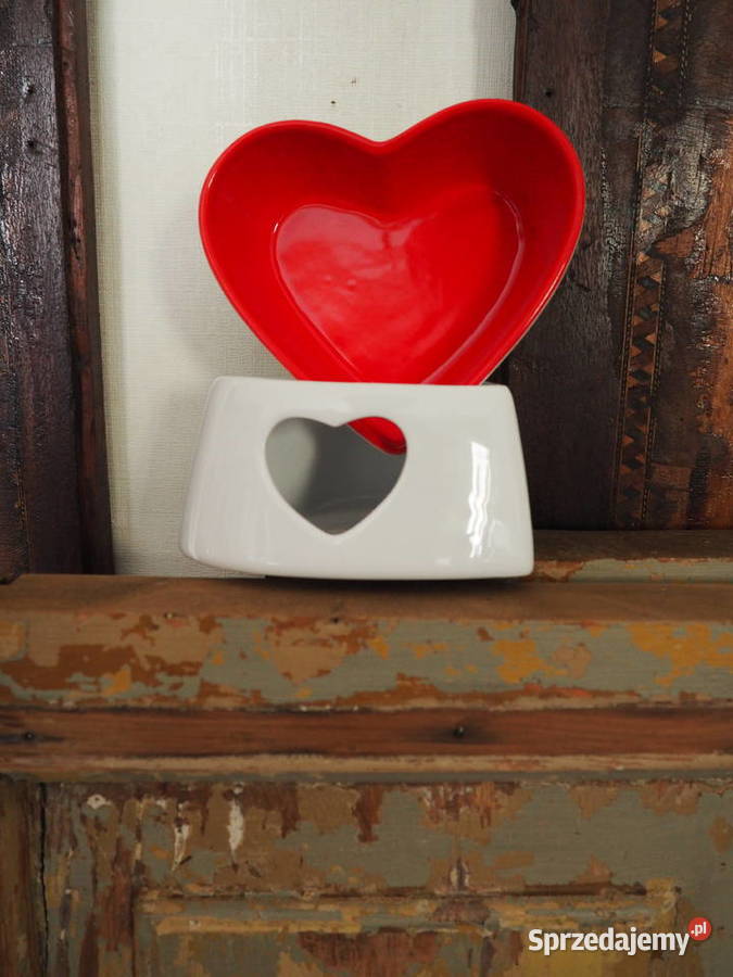 Podgrzewacz Ceramiczny z Sercem2 CzęściCzerwień Szczecin