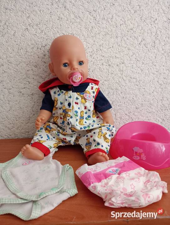lalka baby born z ubrankami duży zestaw 16