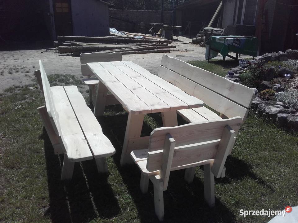 Meble ogrodowe Stoł z Ławkami 170X80 999zl Zestawy mebli ogrodowych Zawiercie
