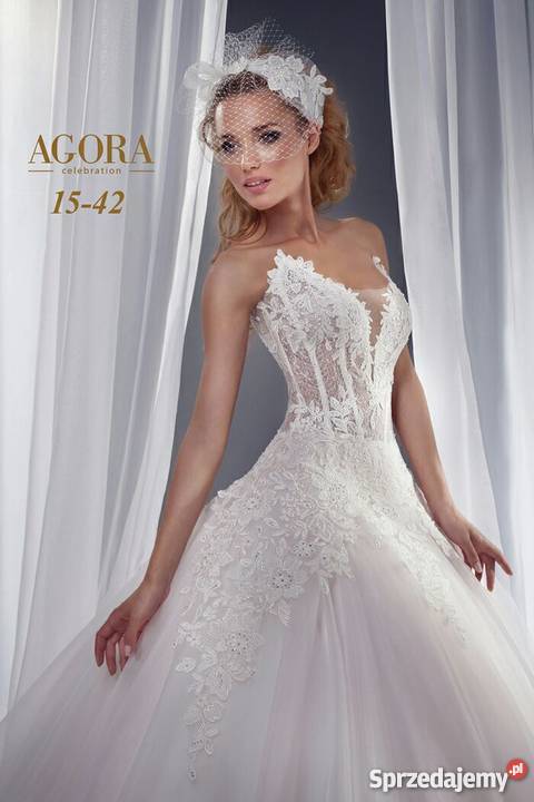 Suknia AGORA 1542 SWAROWSKI welon bolerko Wrocław