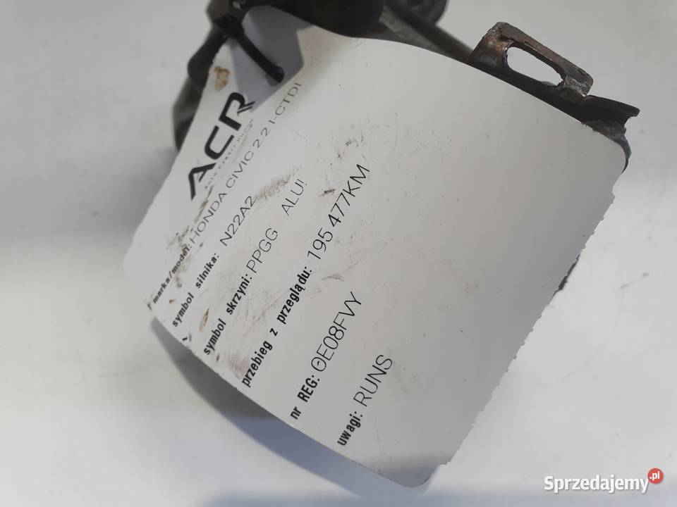 ROZRUSZNIK Honda Civic VIII 22 iCTDI ROZRUSZNIK osobowe Rudka