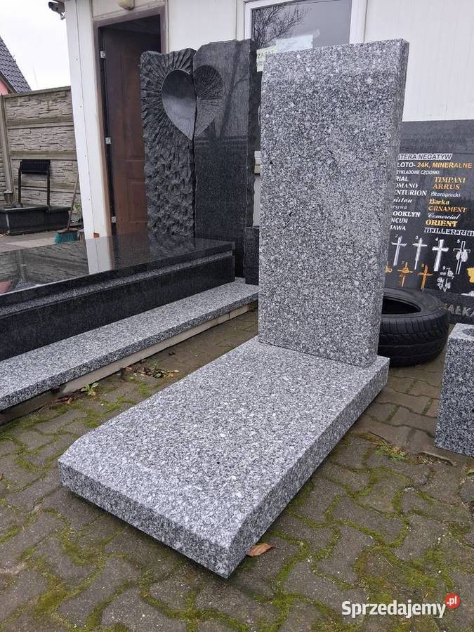 Nagrobek urnowy 120 x 60 granit strzegomski 12 Strzegom