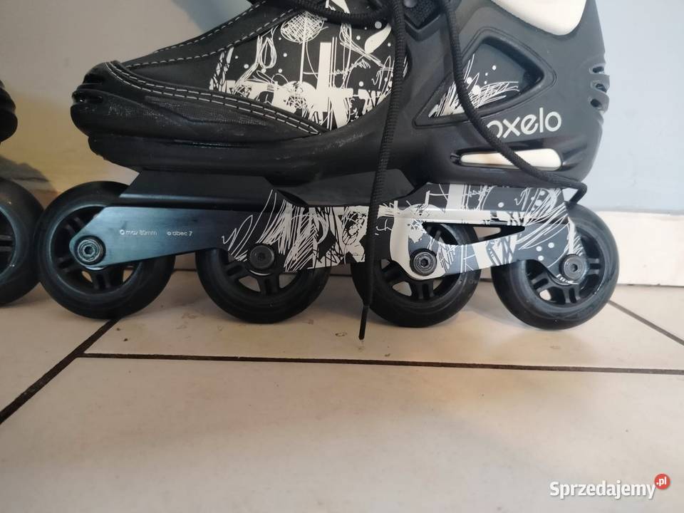 Rolki Oxelo nowe czarny Rolki, wrotki i hulajnogi Przyszowice
