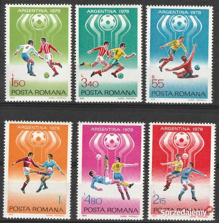 RUMUNIA MŚ MUNDIAL ARGENTYNA 1978 CZYSTE Łódź
