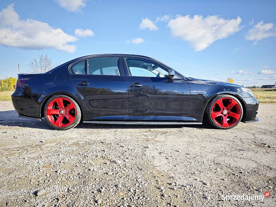 BMW E60 525D 2004r czarny anglik groźny i nie do Suwałki