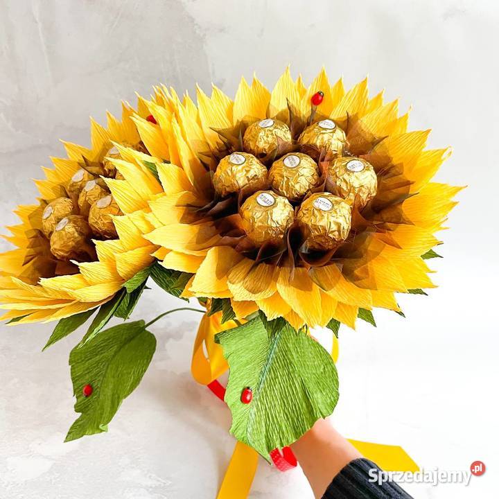 Duży słonecznik z cukierkami rozmiar L Zielona Góra sprzedam