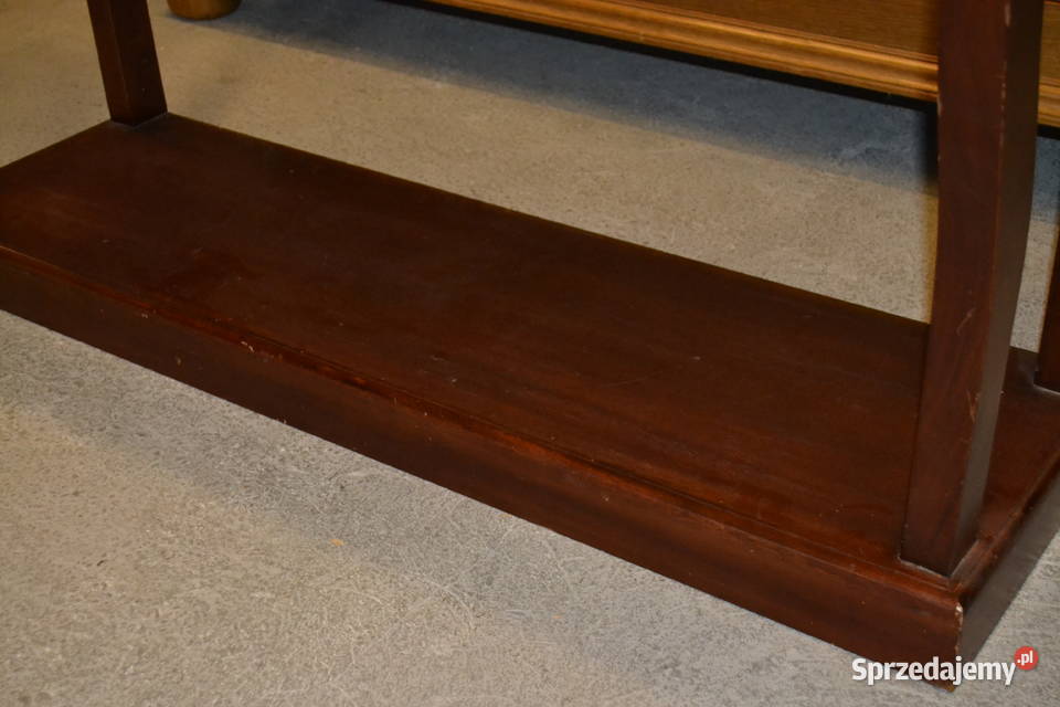 stolik konsola mahoń