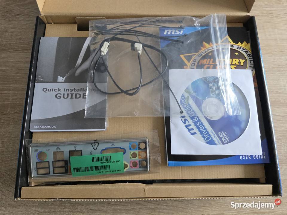 Płyta główna MSI Z77AG43 LGA1155 H2 DDR3 sprzedam