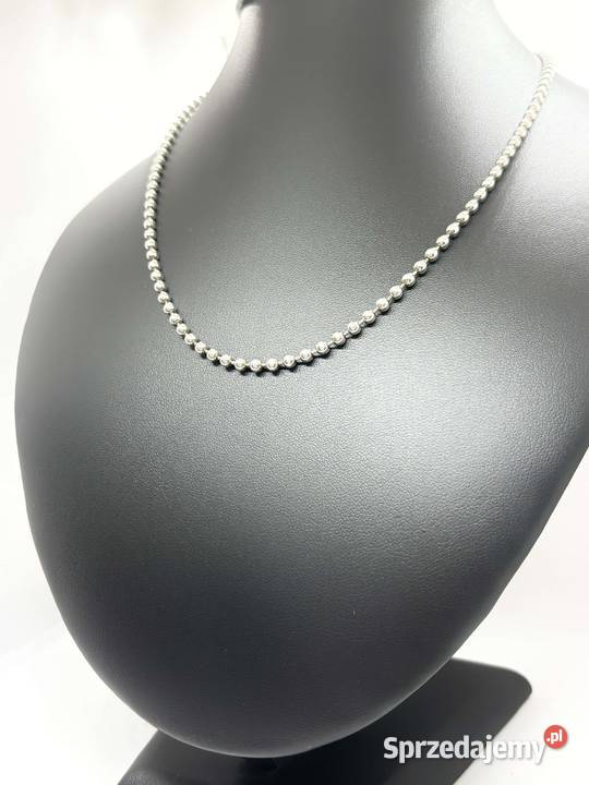 Nowy srebrny łańcuszek pr 925 1777g Długość 80 srebro warmińsko-mazurskie Elbląg