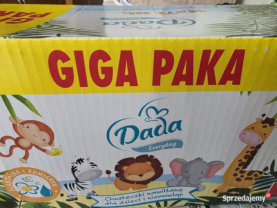 14x72 1008 sztuk chusteczki nawilżane Dada Gida sprzedam