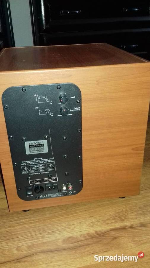 Kolumna głośnik subwoofer drewniany 35W zachodniopomorskie Kołobrzeg