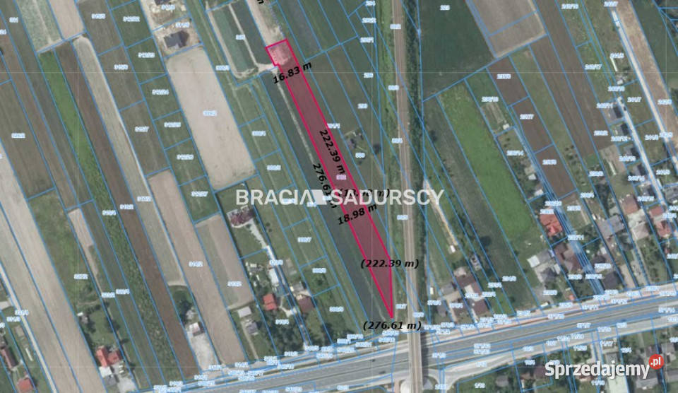 Grunt Kraków 4588 metrów prąd sprzedam