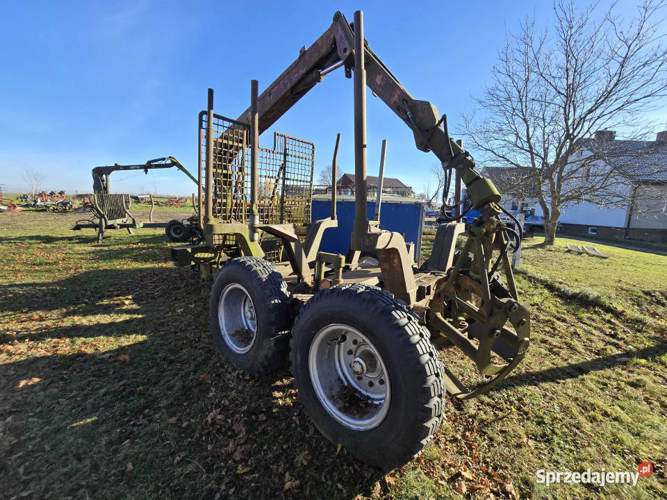Przyczepa leśna do zrywki duża 1215 ton