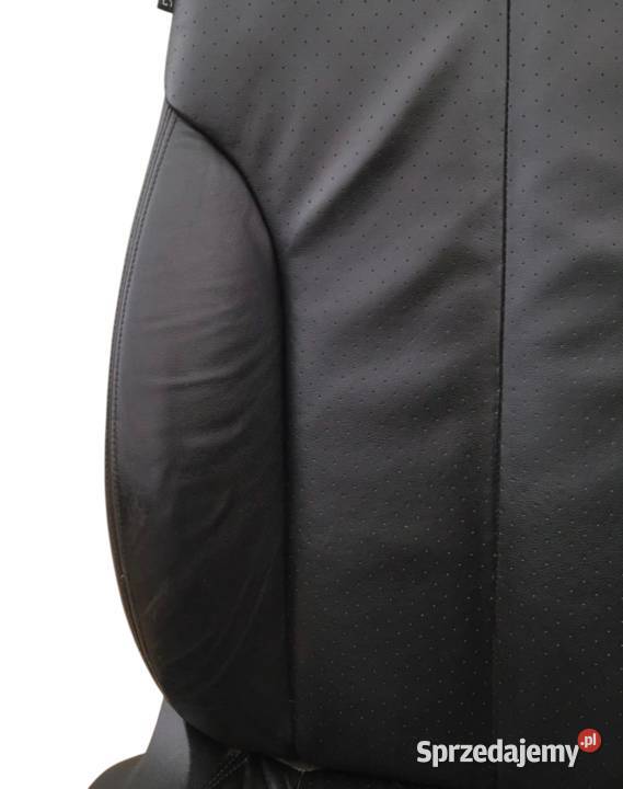 FOTEL PRZÓD PRAWY PASAŻERA CZARNA SKÓRA VW Działoszyce